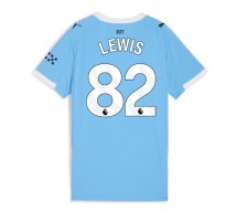 Manchester City Rico Lewis #82 Koszulka Podstawowa damskie 2025-26 Krótki Rękaw